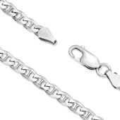 Bratara argint barbati placata cu rodiu 8,1 mm x 21,5 cm DiAmanti TDS200-21,5cm-SL